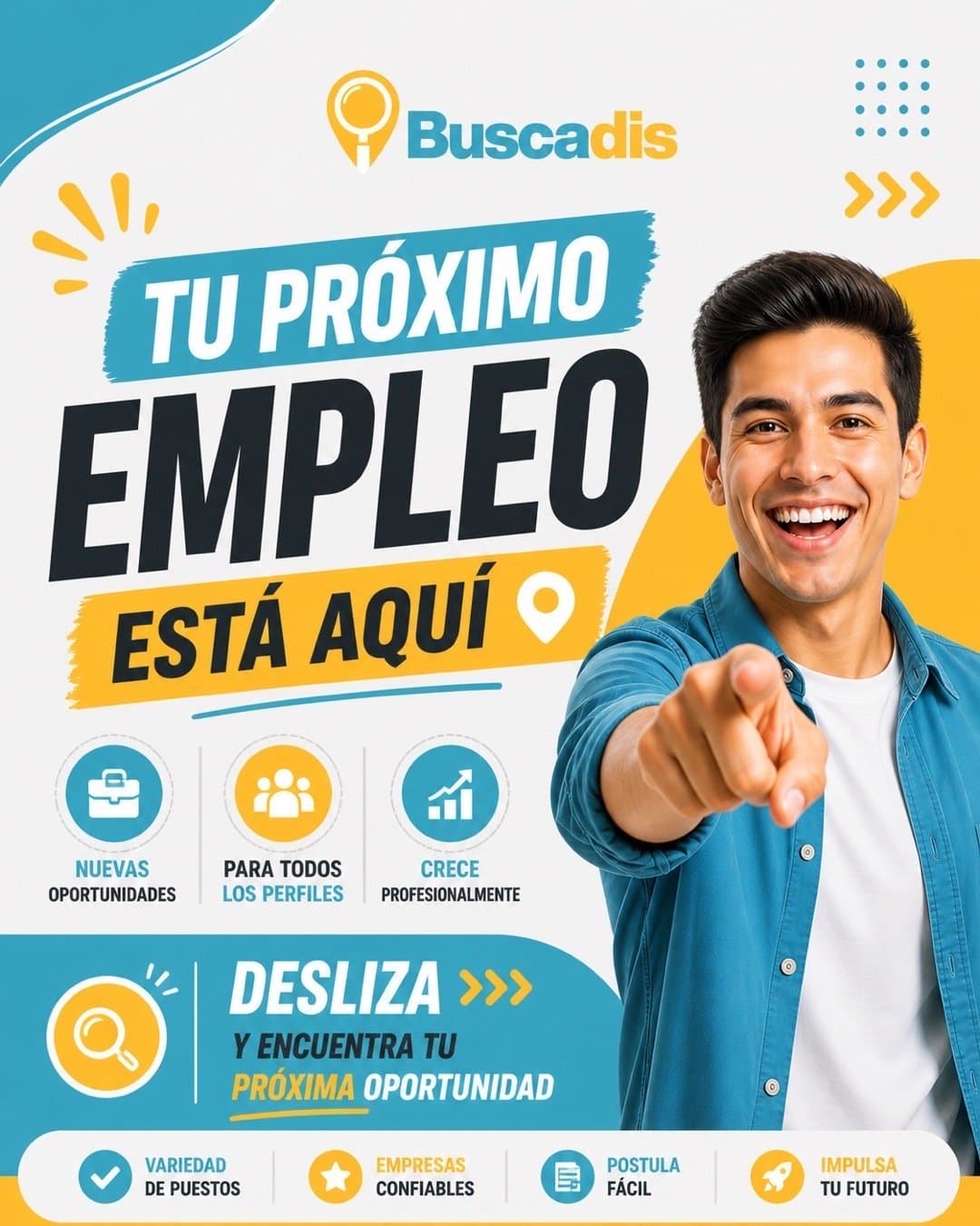 Te ayudamos a encontrar empleo