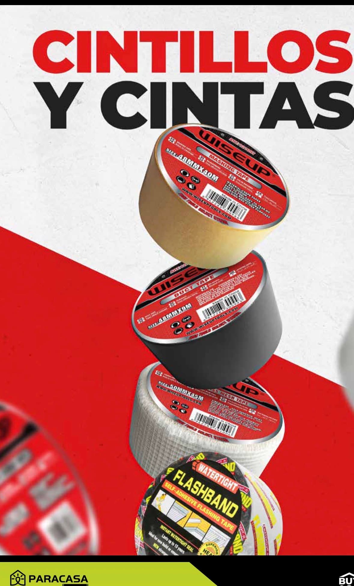 Cintas para calamina