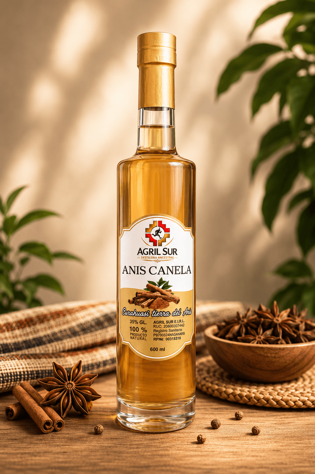 Anís canela 600ml